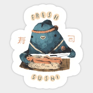 reverse sushi Sticker